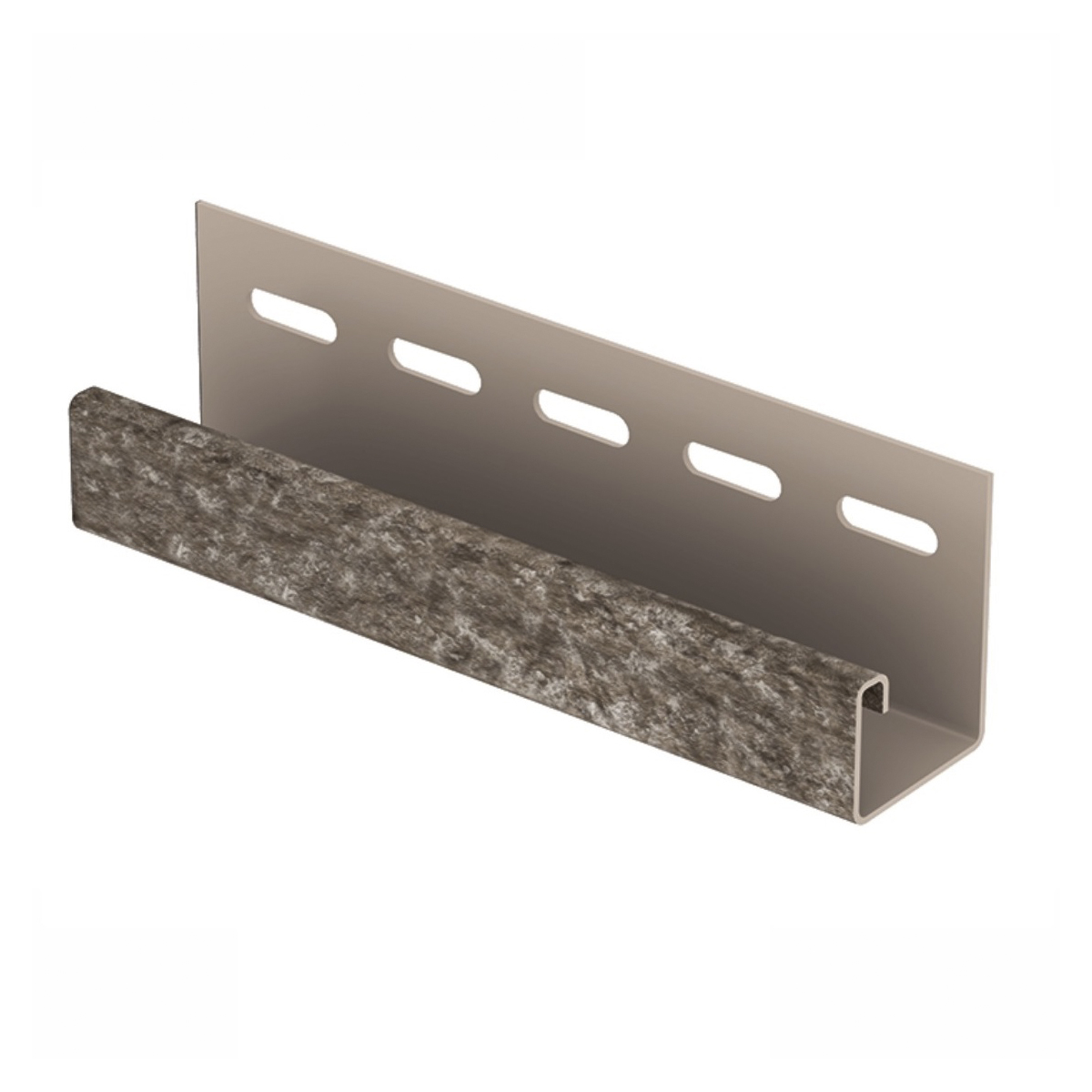 J-планка (ПВХ).0044.Н., кварцит коричневый J-планка (ПВХ).0044.Н., кварцит коричневый