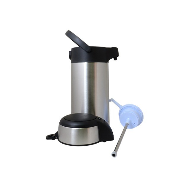 Термос Арктика 501-3000 с пневмонасосом вакуумный 3000 мл серебристый Термос Арктика 501-3000 с пневмонасосом вакуумный 3000 мл серебристый