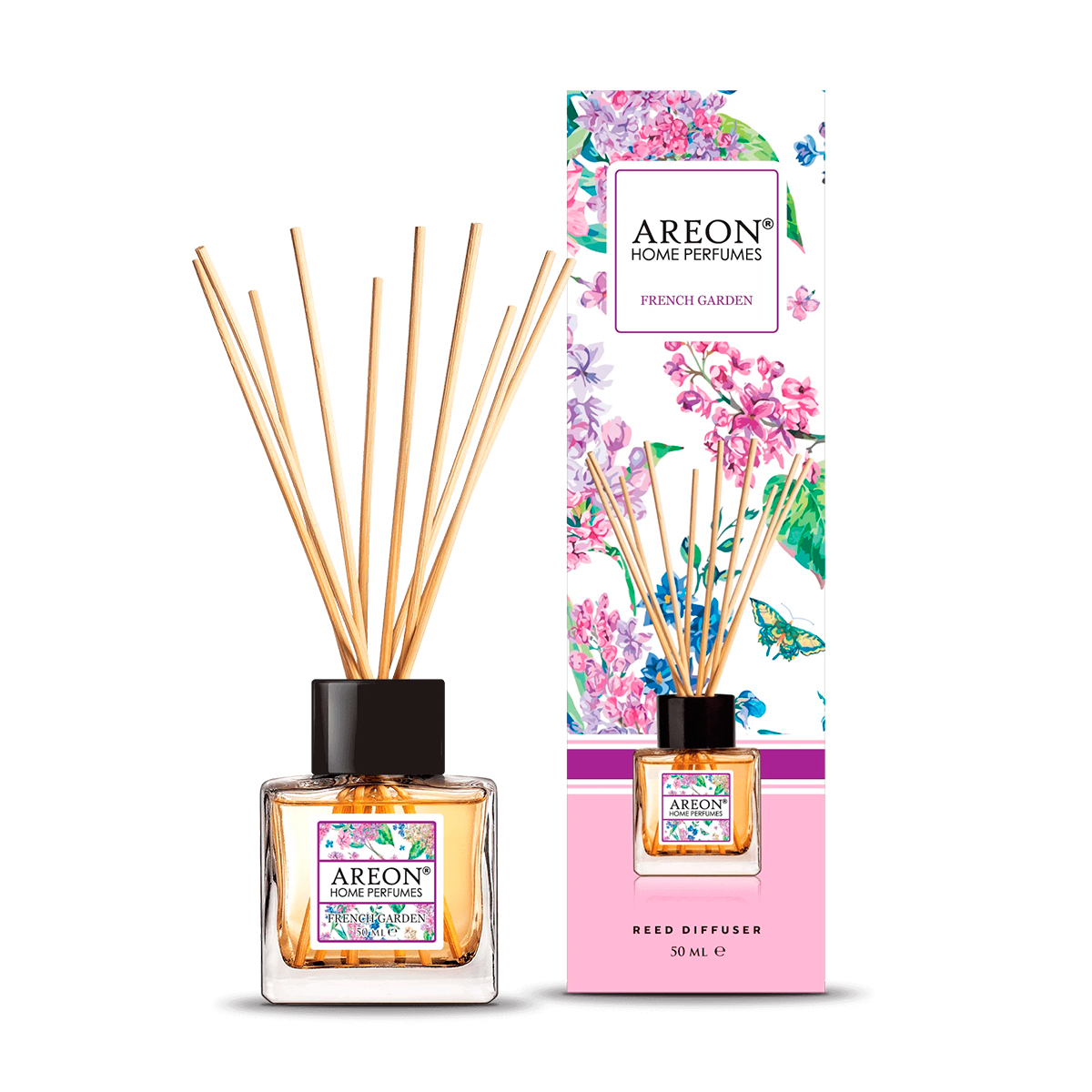 Аромадиффузор Areon Home Perfume Botanic 50 мл French Garden Аромадиффузор Areon Home Perfume Botanic 50 мл French Garden