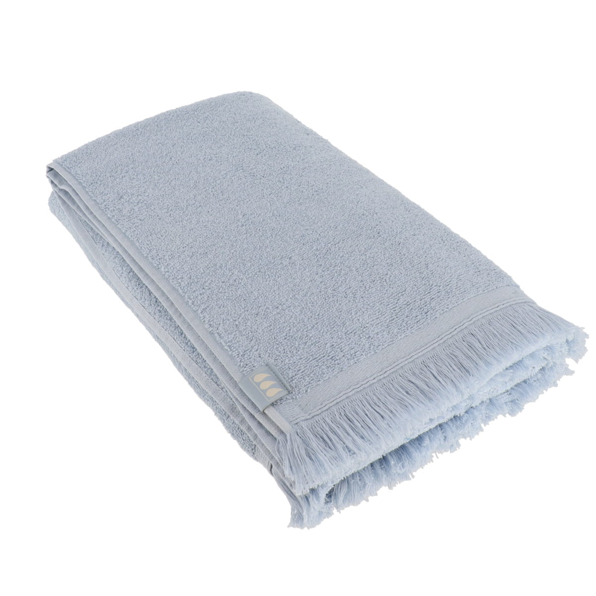 Полотенце Tendance 90х150 см голубой с бахрамой 7035112