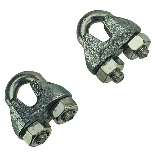 Зажим троса DIN 741  3мм(2 шт) "Fixbox"