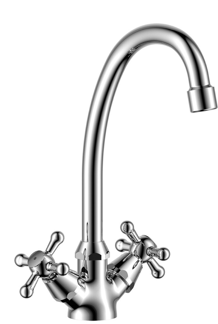 Смеситель д/к Rossinka поворот.излив (Y02-71)