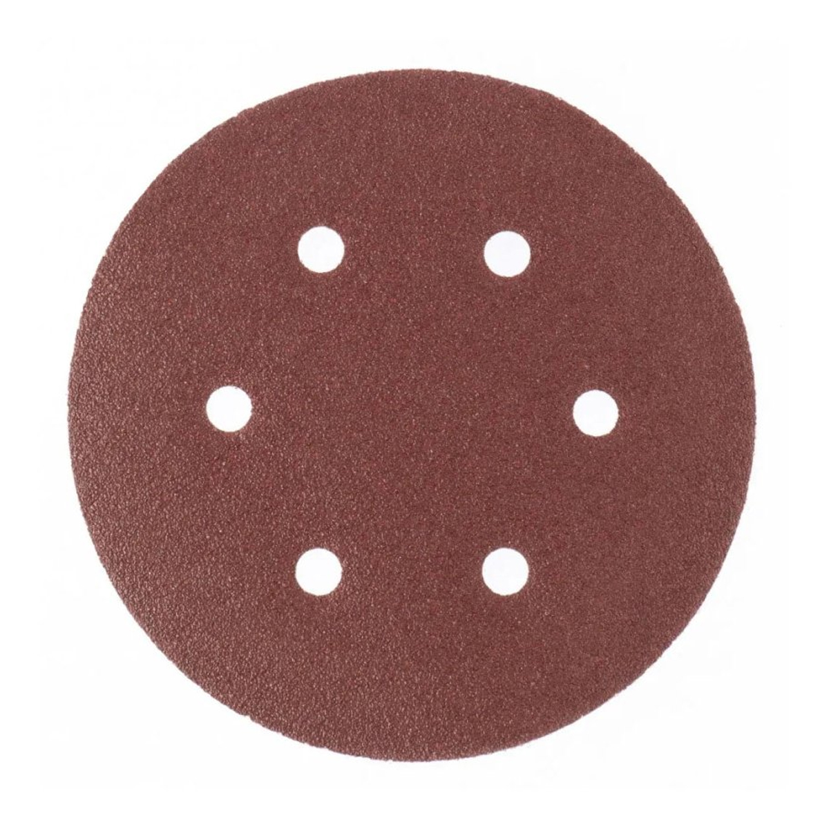Круг абразивный на ворсовой подложке под "липучку", перфорированный, P 120, 150 мм, 5 шт.// Matrix