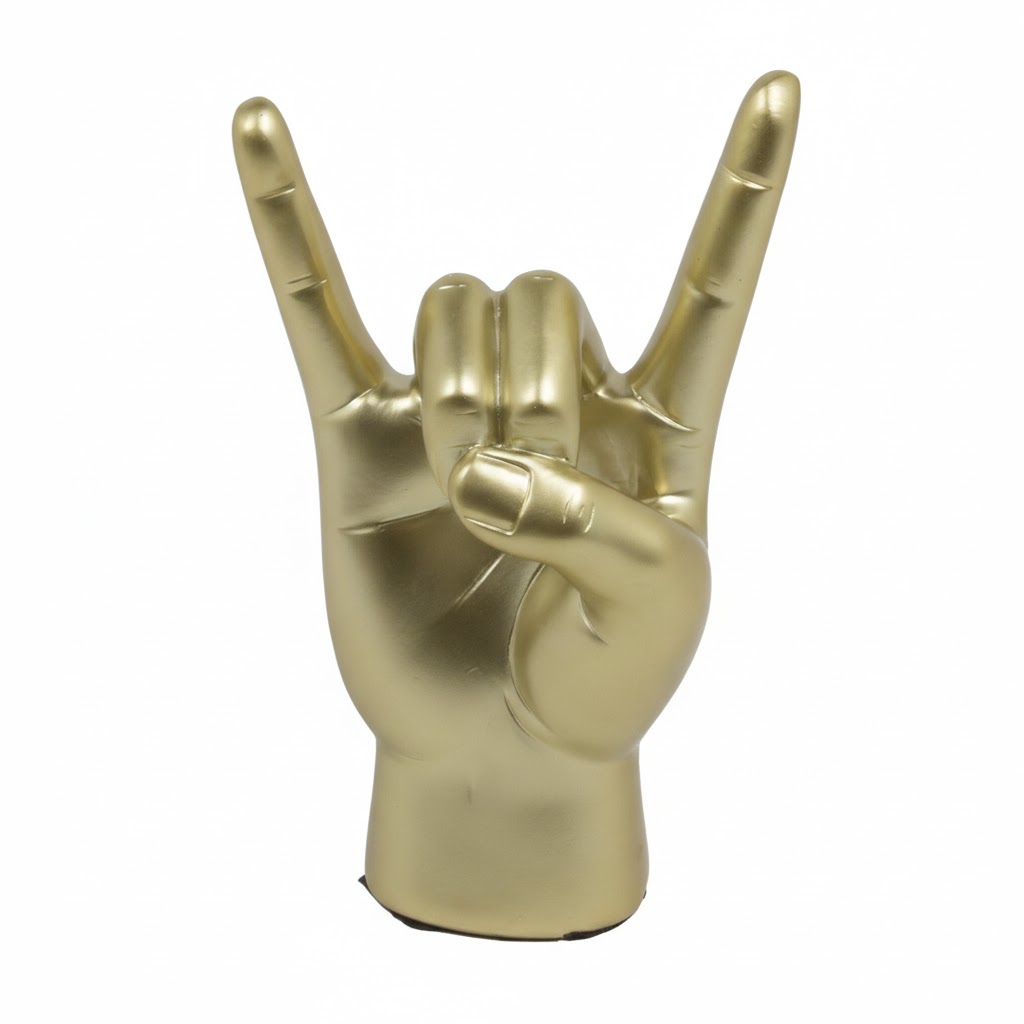 Статуэтка Rock hand 20х11,5х8,5 см золото 5389-1 CN