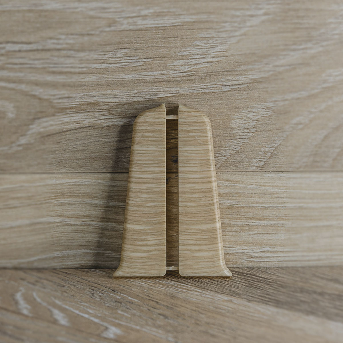 Торцевые для плинтуса 70мм "Деконика", 213 Дуб северный