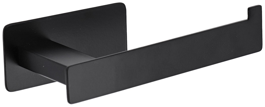 Держатель для туалетной бумаги Tendance на липучке черный 91081108