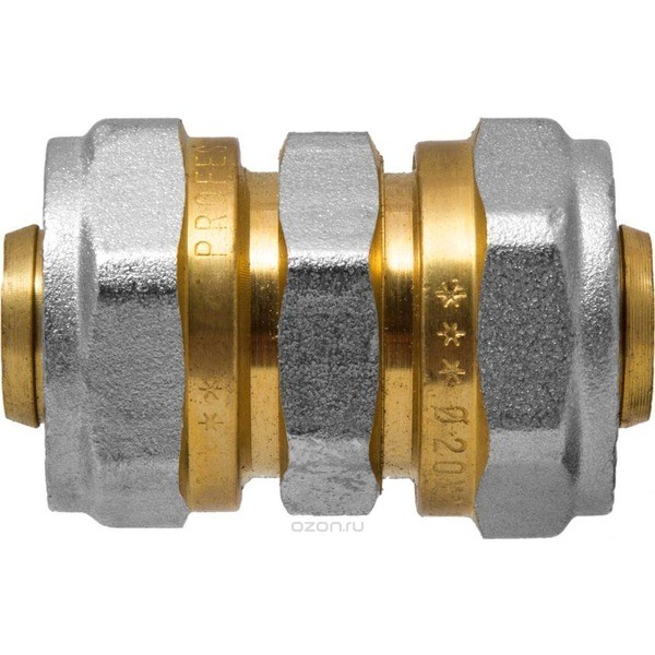 Соединитель (патрубок) 20х20 ц/ц RC, MP-У