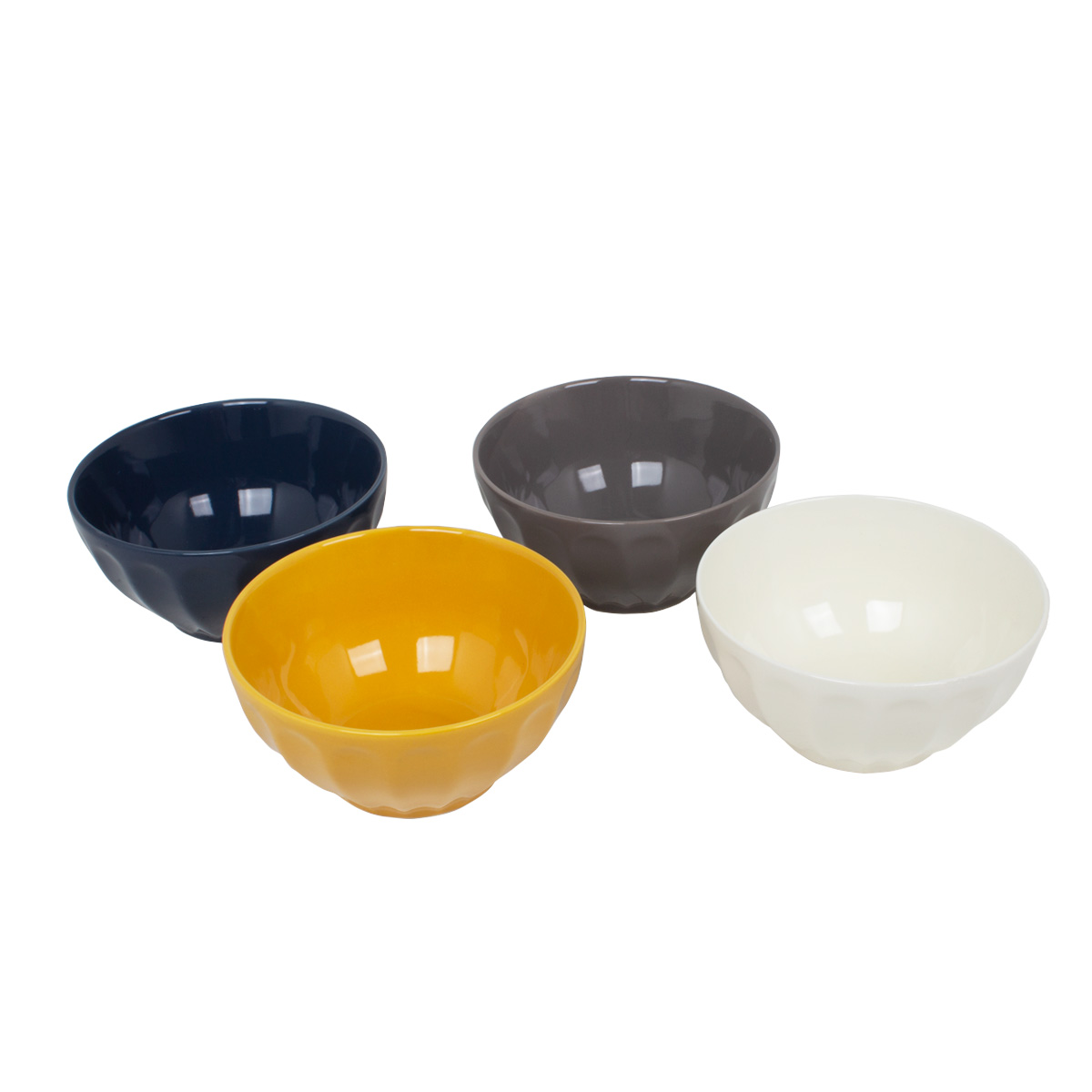 Набор салатников DH 4 шт 15,3х7,5 см цветные SE-016