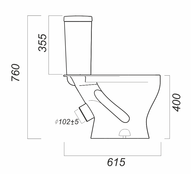 Унитаз комплект Sanita Эталон Стандарт Белый S1 WC.CC/Etalon/1-P/WHT.G/S1 (сиденье,арматура,эконом)