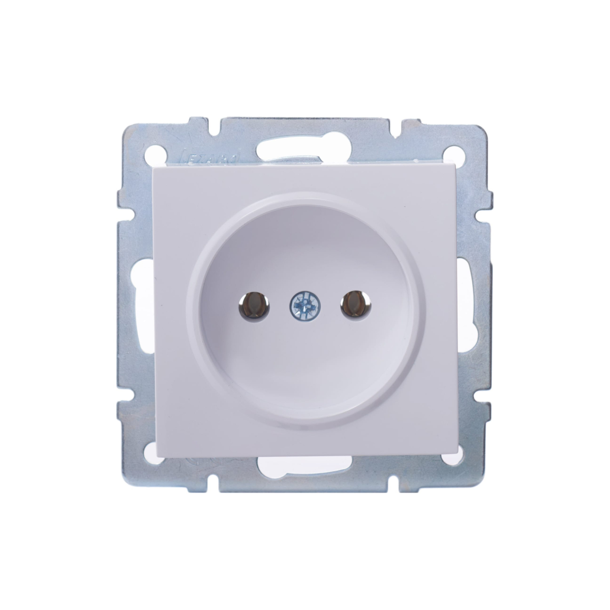 Розетка VESNA 742-0288-121B б/з бакалит белая (механизм)