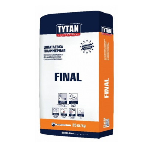 Tytan шпаклевка полимерная финишная FINAL BS42 (25кг) Tytan шпаклевка полимерная финишная FINAL BS42 (25кг)