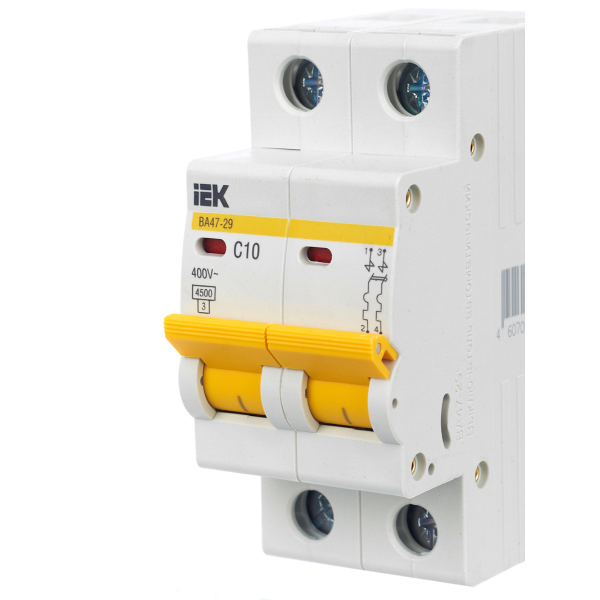 Автомат ИЭК 2  10А  ВА 47-29 MVA20-2-010-C