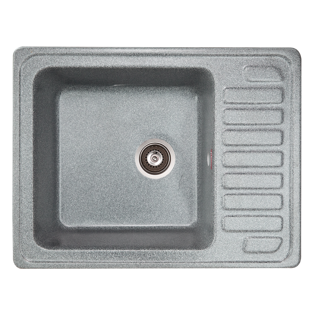 Мойка G-Stone  мрамор G-13 прямоугольная 623*480*160 мм (309-графит)