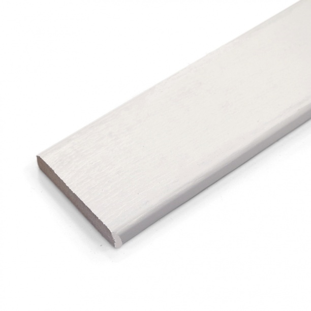 Наличник плоский Флорида эмаль белая