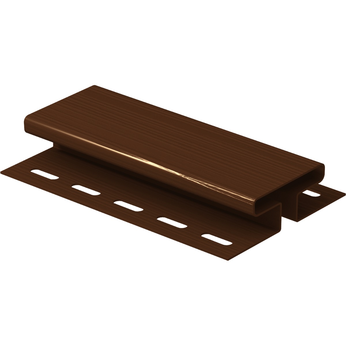 Н-планка(ПВХ). 0048.Н.,497.С,коричневая