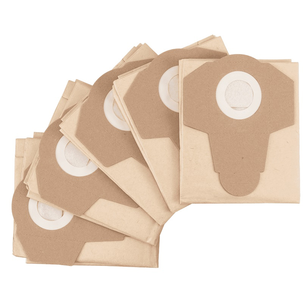 Комплект мешков одноразовых для пылесосов Denzel RVC20, RVC30, LVC20, LVC30, 5 шт.// Denzel