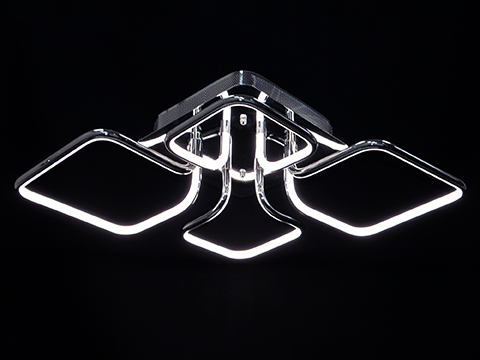 Люстра "Галактика" 1045846 ф745х525х125 хром LED 90Вт К008341