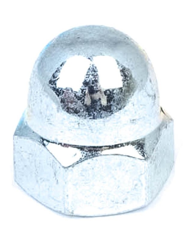 Гайка колпачковая DIN1587 М12 (белый цинк 1 шт)