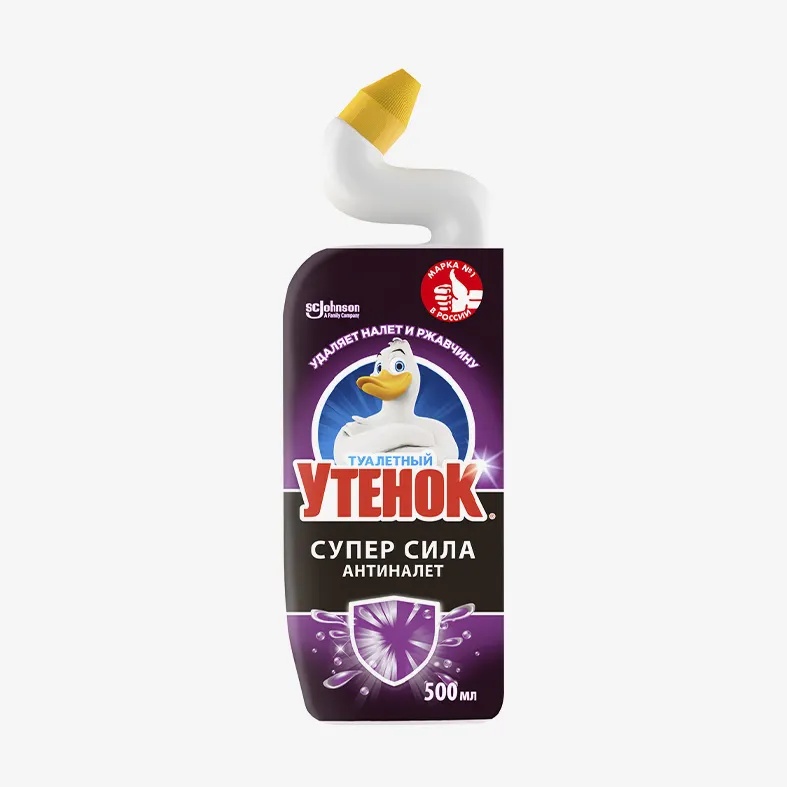 Средство чистящее для сантехники Туалетный Утенок Антиналет 500мл