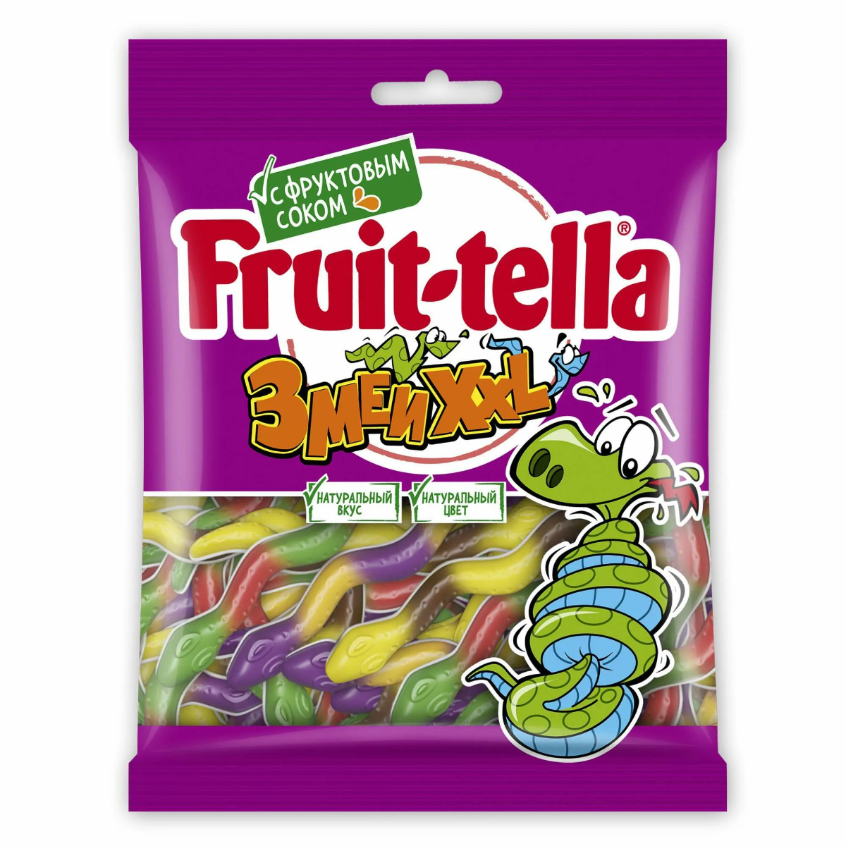 Fruit-tella мармелад Змеи XXL 70г