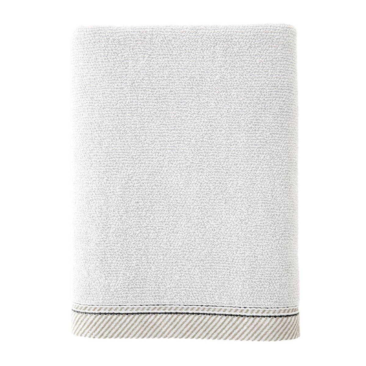 Полотенце Verossa Fjord 70х140 см белый /бордюр 788449