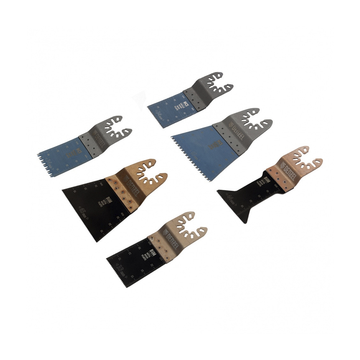 Набор насадок для МФИ по дереву и металлу, 6 шт. // Denzel