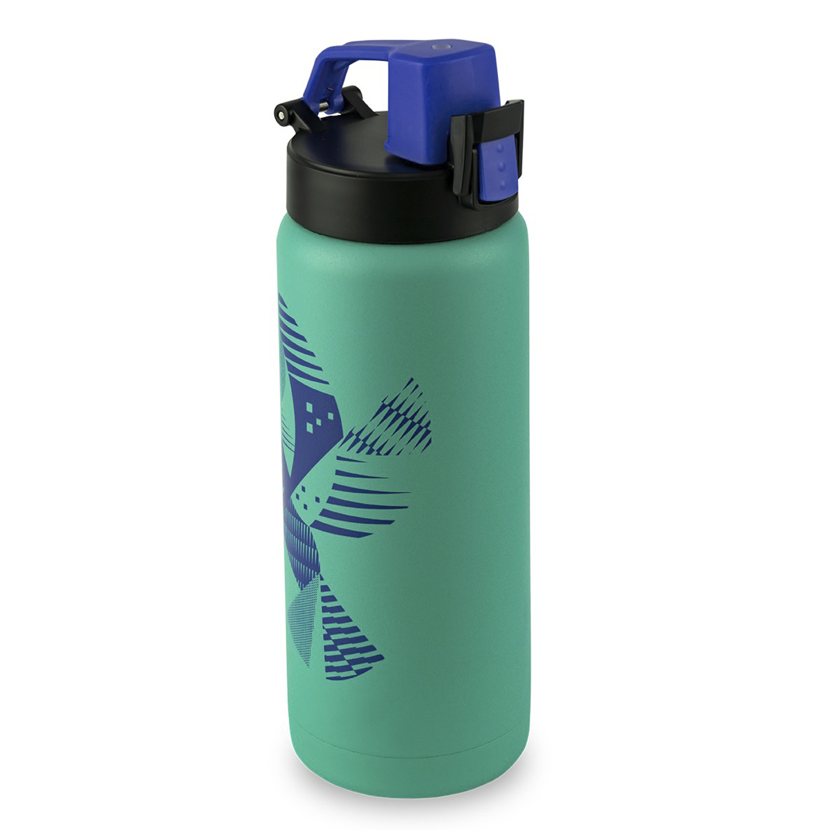 Термос Арктика 702-500 сититерм вакуумный 500 мл сова голубой