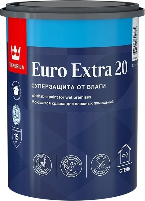 Краска Euro Extra 20 A_New 7,5L