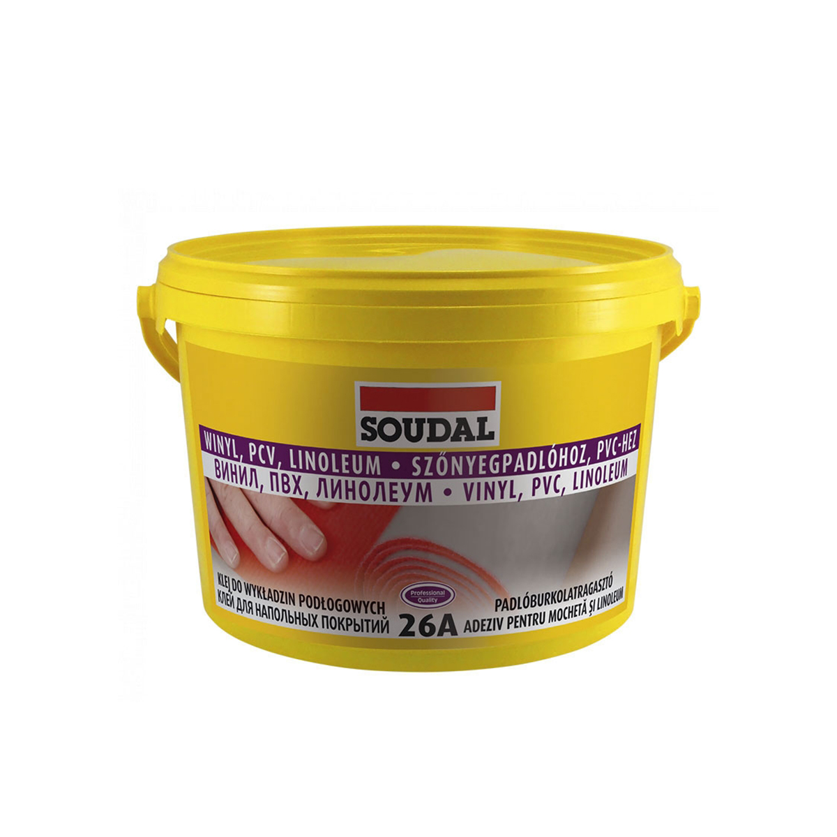 Клей для напольных покрытий Soudal 26А 5кг Клей для напольных покрытий Soudal 26А 5кг