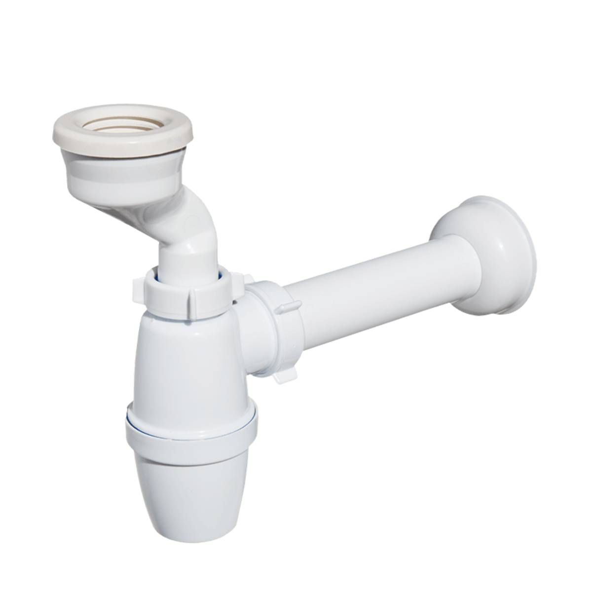 Р-31009, ОРИО сифон  1 1/4 х 40 для писсуара с манжетами D-40мм/D-46 мм, с гибкой трубой 40-40/50