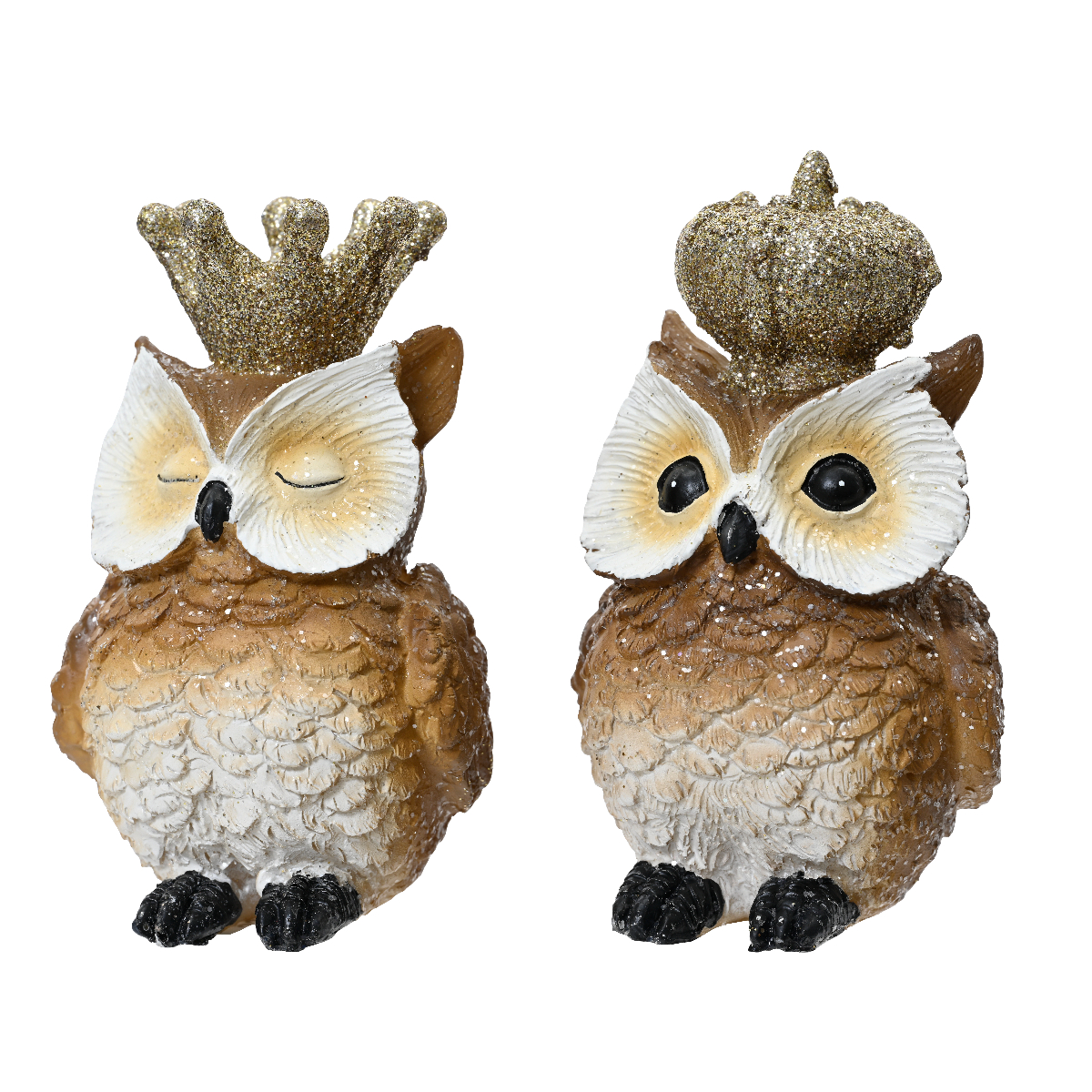 Фигурка новогодняя Kaemingk Сова 2 вида в ассортименте 11,1 см 531612