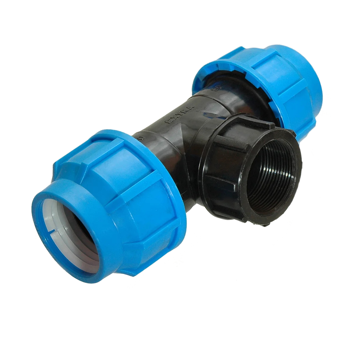 Тройник ПЭ 25 компрессионный