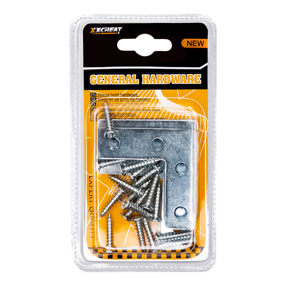 Крепежный уголок  5 см плоский  (блистер) Крепежный уголок  5 см плоский  (блистер)