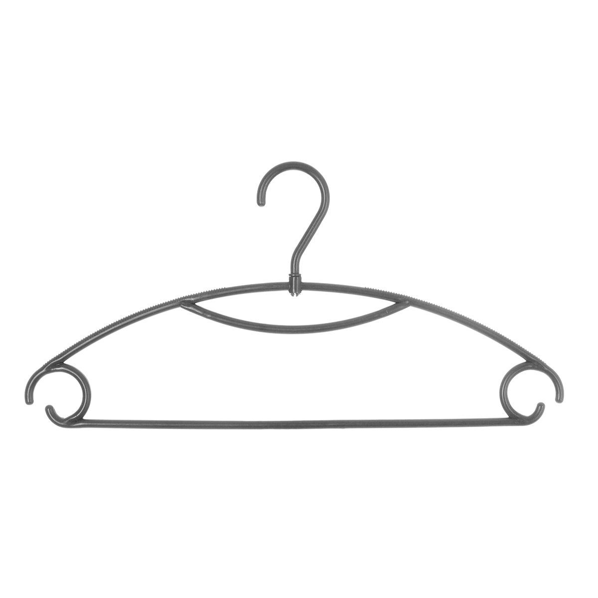 Набор вешалок 5Five пластиковые серые 10 шт 41,3х0,6х20,5см 151547