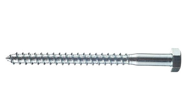 Болт сантехнический оцинк. DIN 571  8х140 (2 шт)