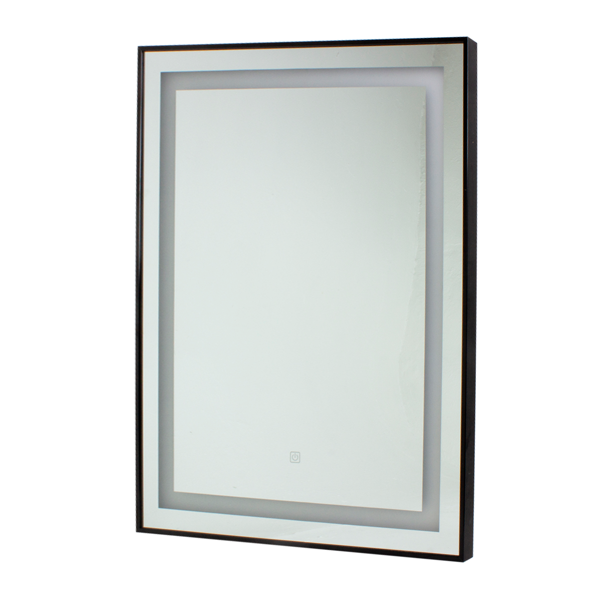 Зеркало T003-1, 80*60cm (Черная рамка)