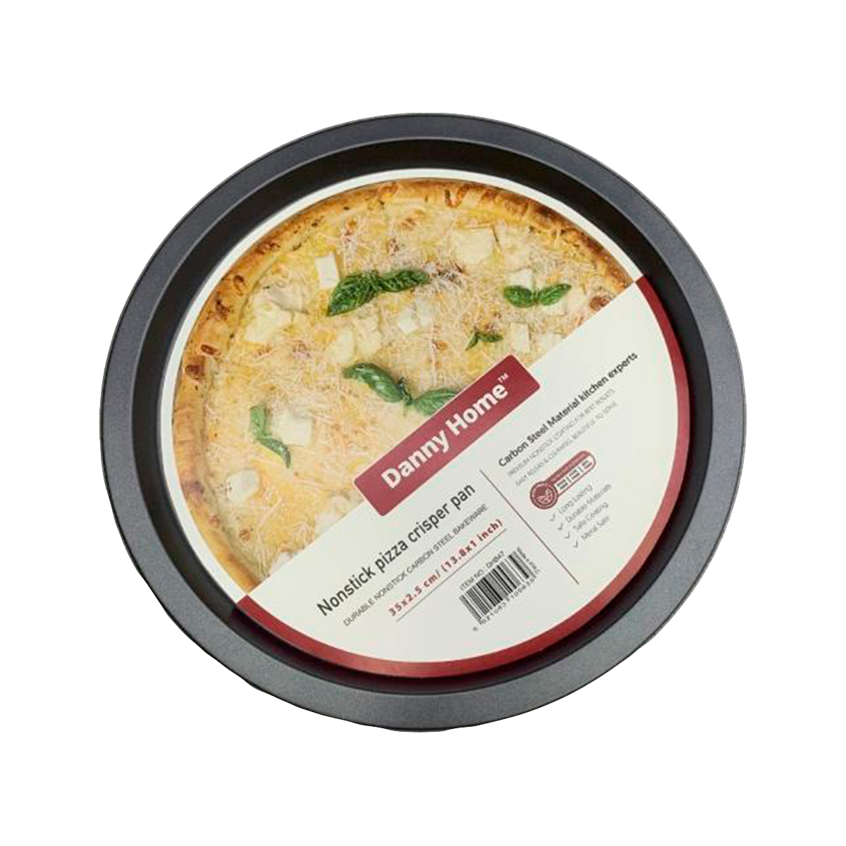 Форма для пиццы DH 35х2,5 см углеродистая сталь DHB47