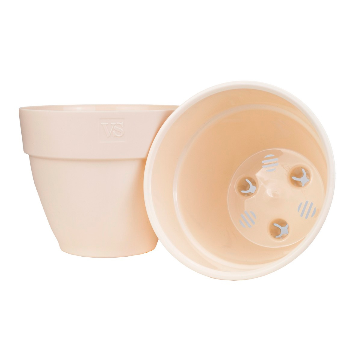 Горшок с дренажной системой Лори VipSet 2,1л крем