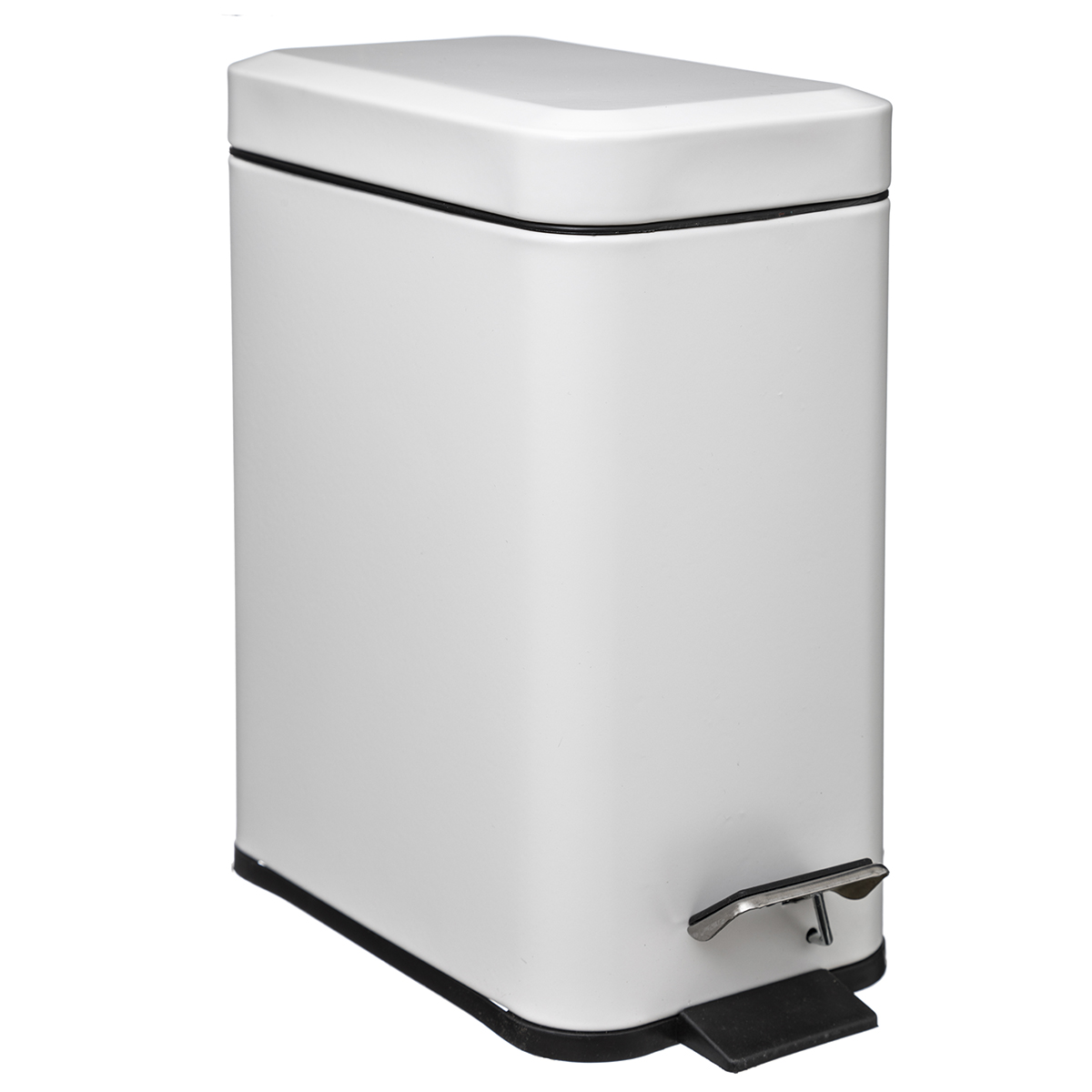 Ведро для мусора 5Five 5 л прямоугольное белое 160848I