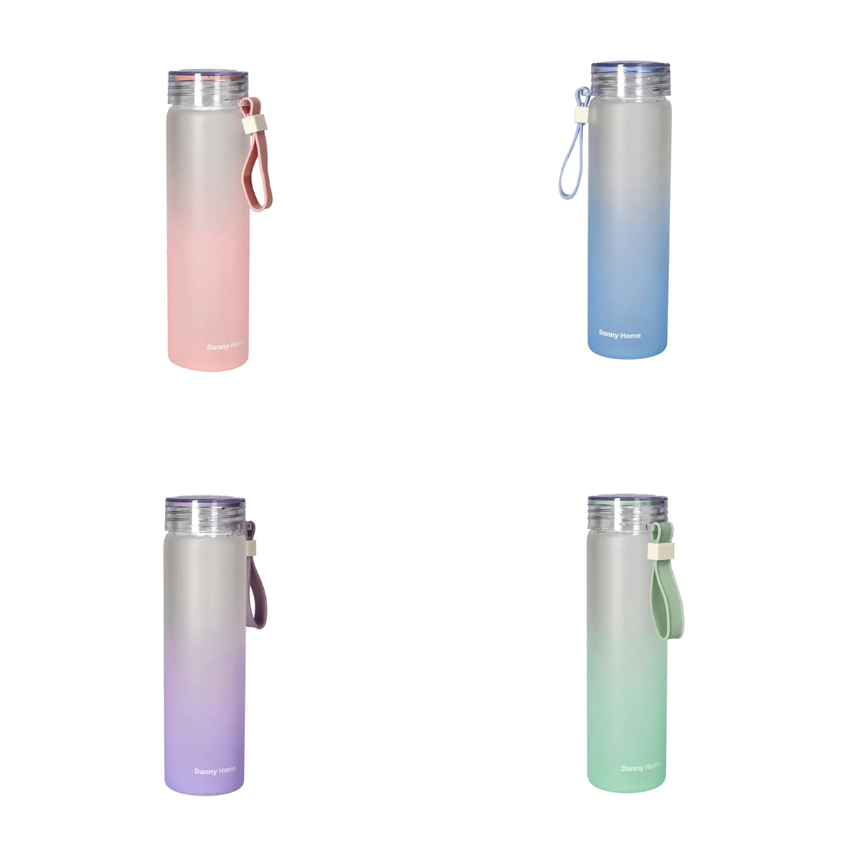 Бутылка для воды DH Gradient 450 мл стекло 4 цв.в ассорт YDB01-05