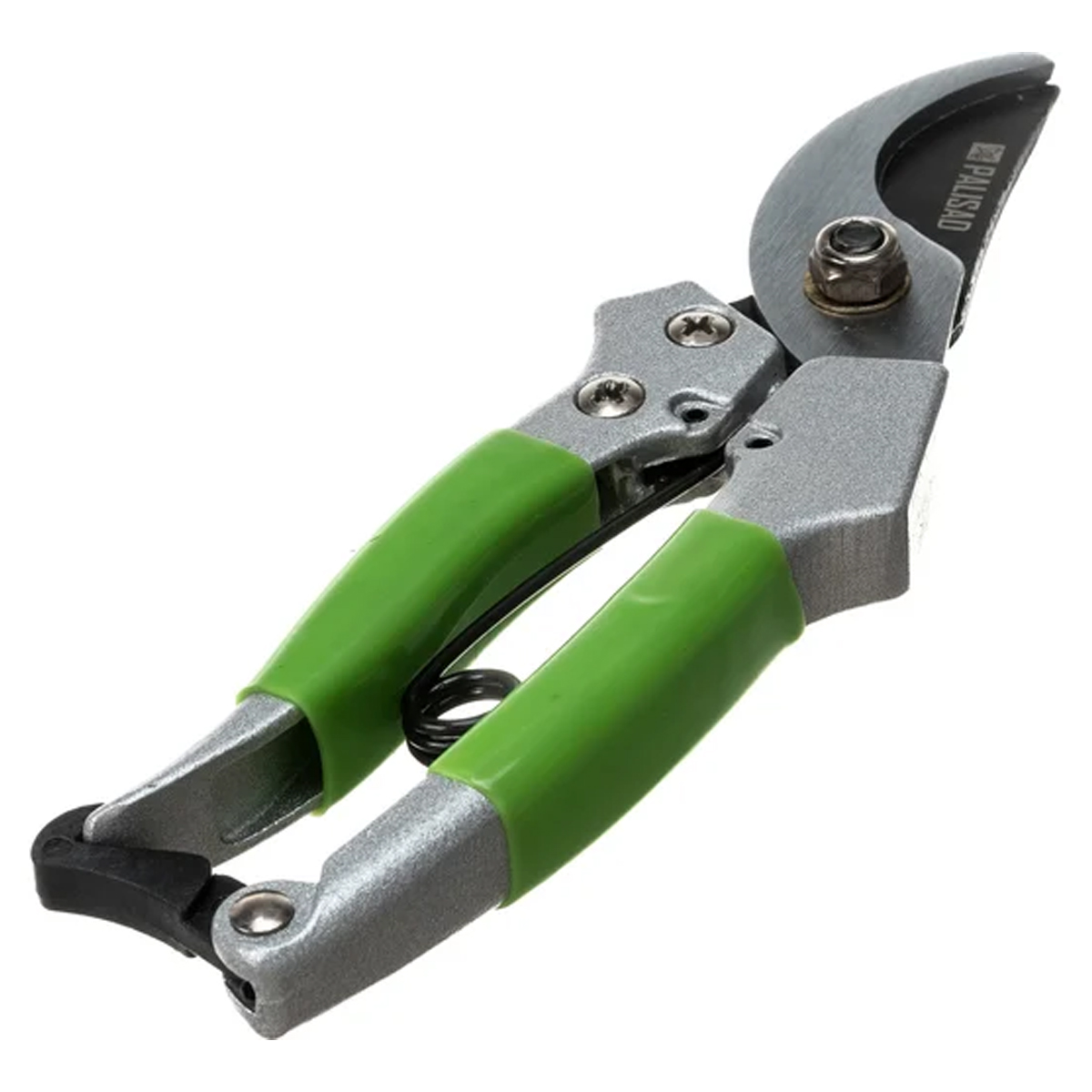 Секатор прямого реза, 180 мм, металлические обрезиненные рукоятки// Palisad