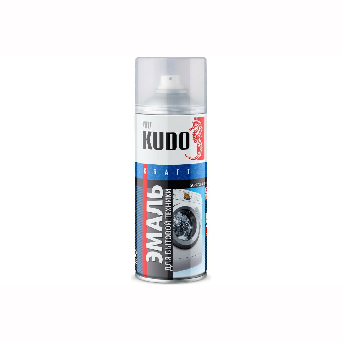 Эмаль KU-1311 для бытовой техники (белая), 520мл