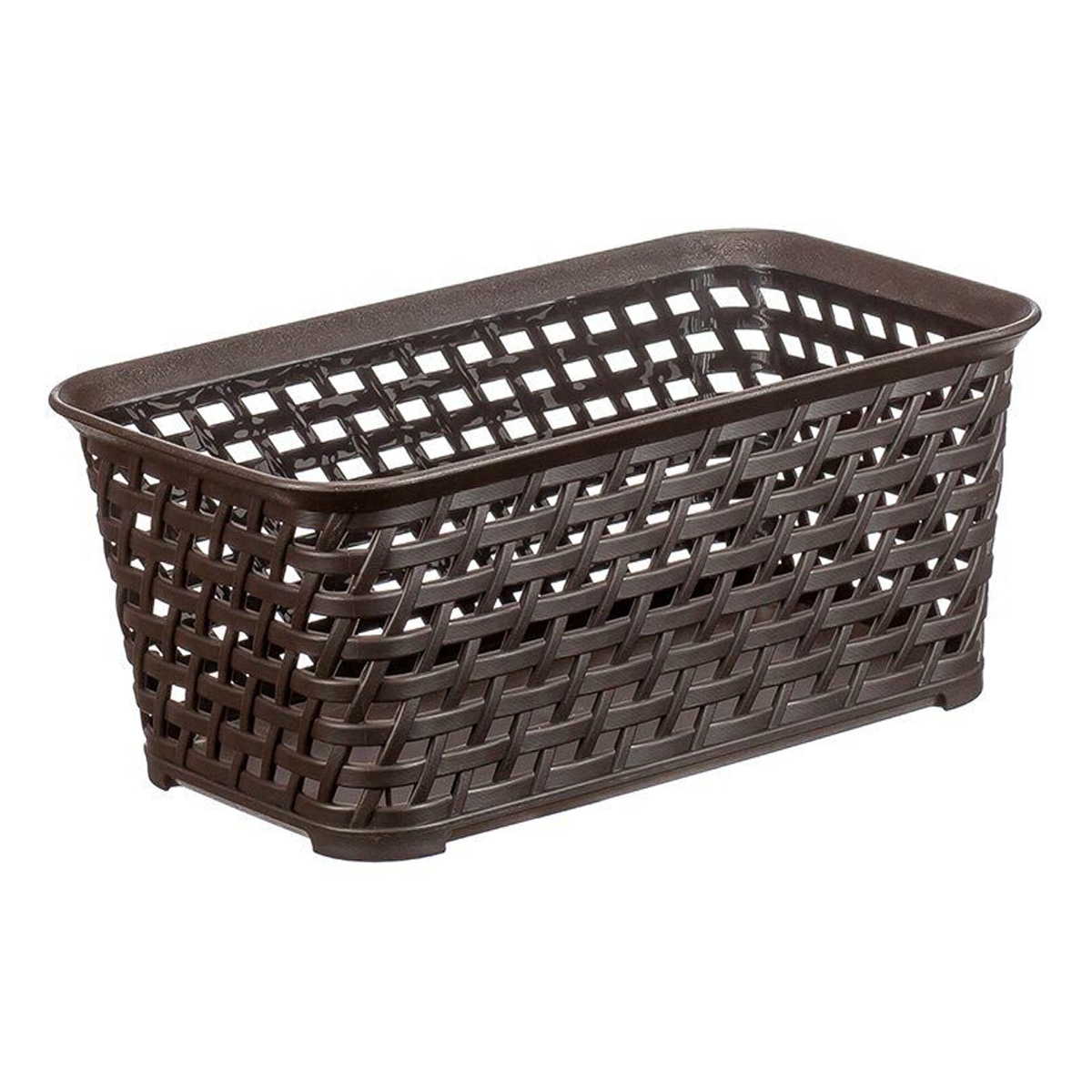 Ящик IDEA РОТАНГ 2,2л 240х150х100мм коричневый ротанг