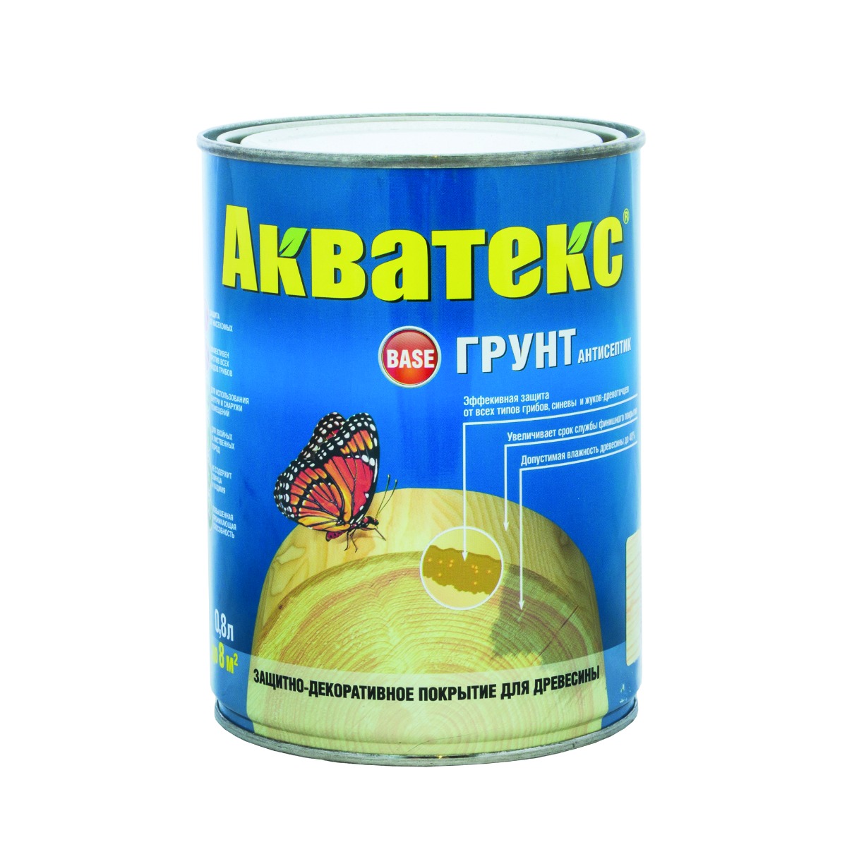 Текстурное покрытие Акватекс-грунт 0,8л (антисептик) Текстурное покрытие Акватекс-грунт 0,8л (антисептик)
