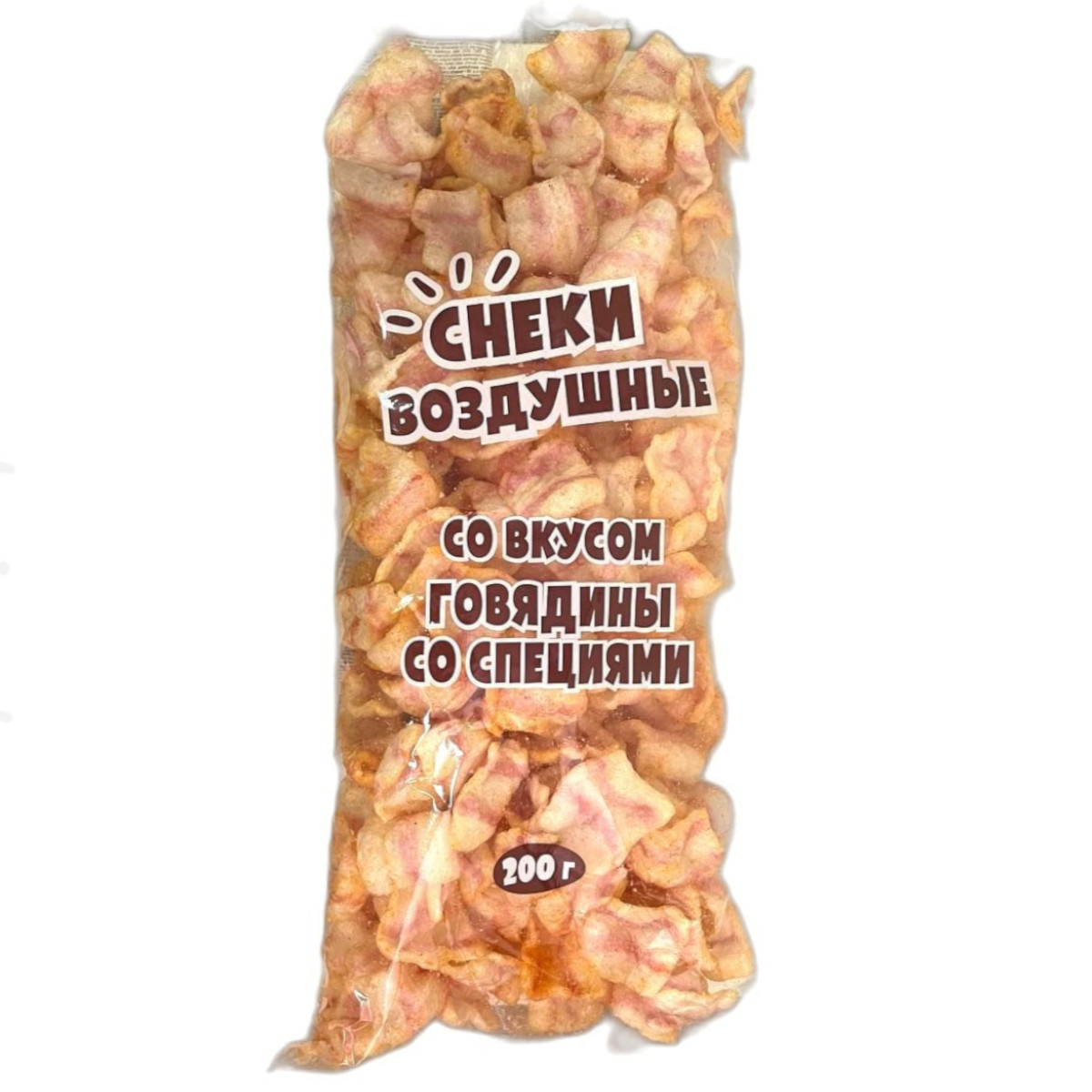 Снеки воздушн. говядина со специями 200г/6