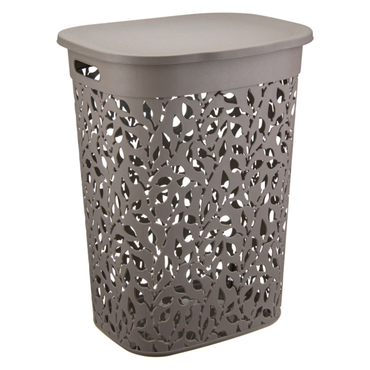 Корзина для белья IDEA ФЛОРА 55л Французcкий серый М 2621