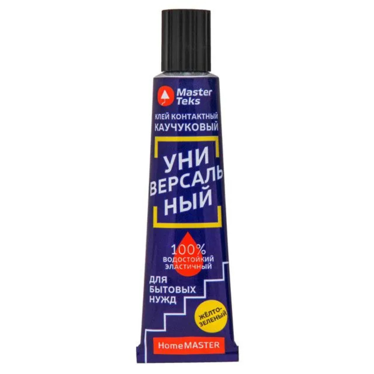 Клей MasterTeks HM контактный каучуковый универсальный 0,04 желто-зеленый