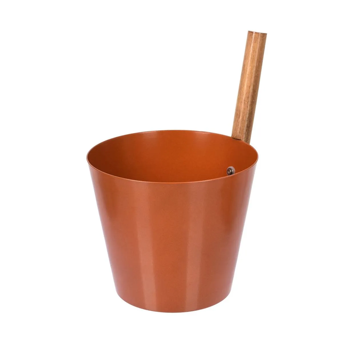 Бадья Банные штучки, 5 л алюминевая терракотовая 41284