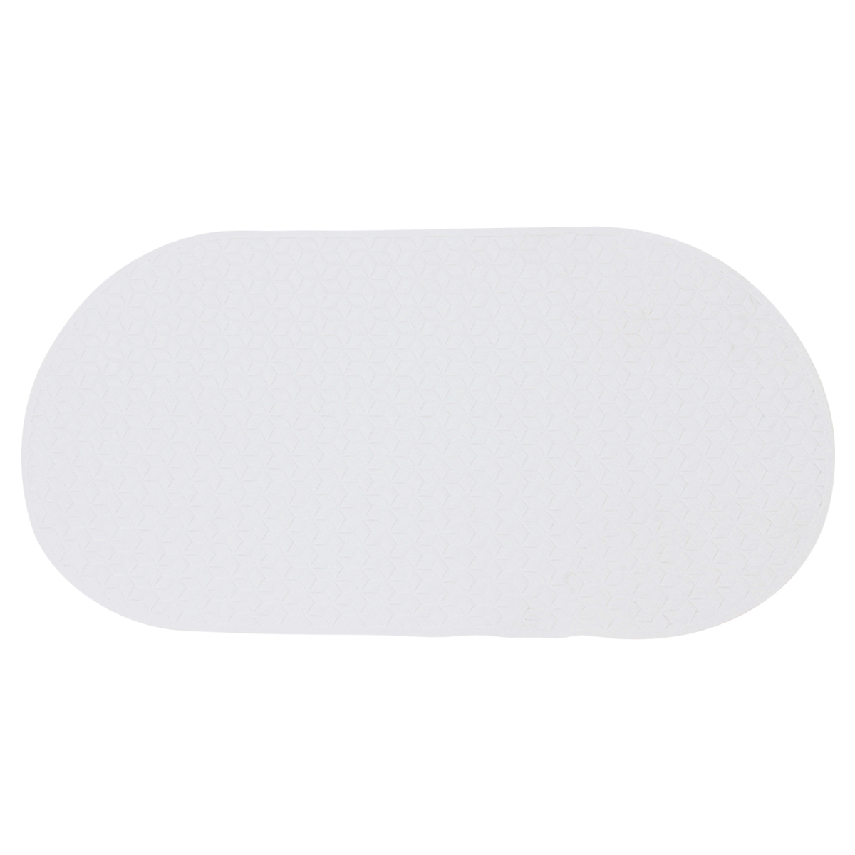 Коврик для ванной Sanitary 68x38 см на присосках белый 0909 CN