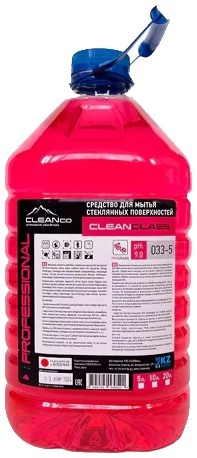 Жидкость стеклоомывающая Cleanco CLEAN GLASS Летняя Сакура 5 л